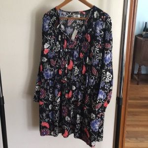 Floral Spring dress NWT Size Large